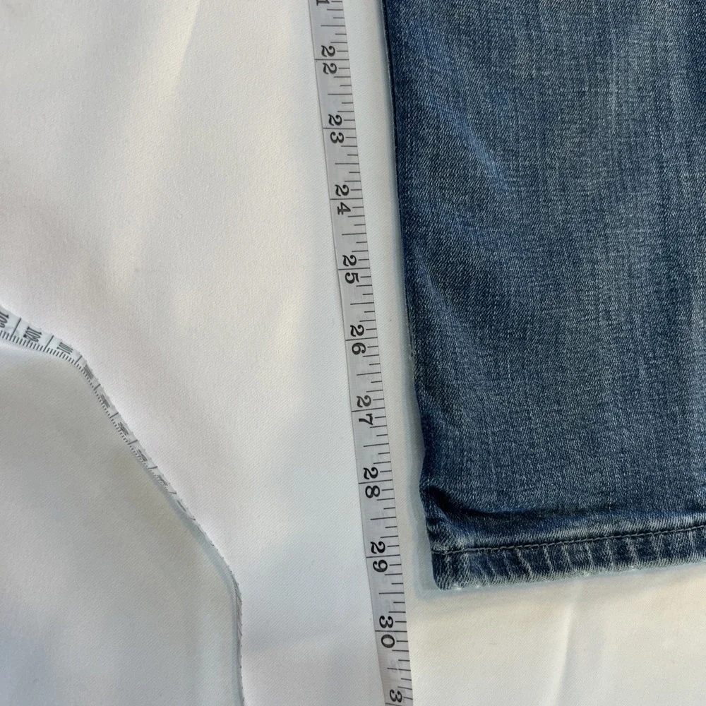 Levi's 514 Men's Jeans 31x32 Zipper Fly Straight Leg Grungy Blue Denim